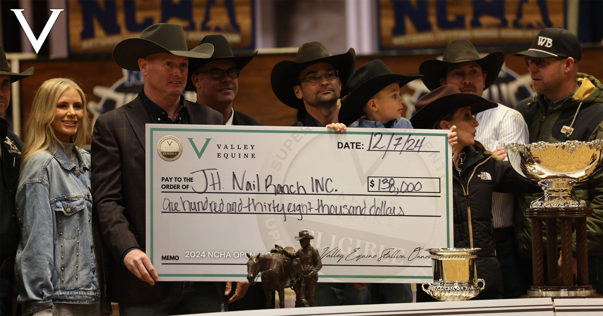 Valley Equine Super Stallion Incentive Awards $600,000 to Open Class Competitors at 2024 NCHA Futurity